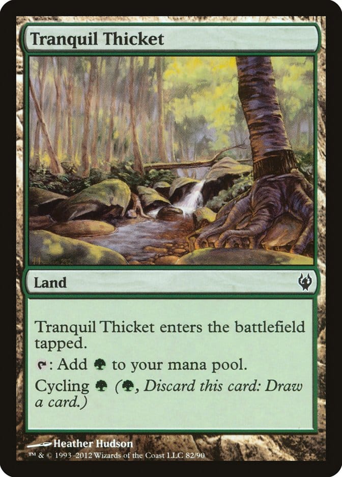 Tranquil Thicket [Duel Decks: Izzet vs. Golgari] Magic: The Gathering