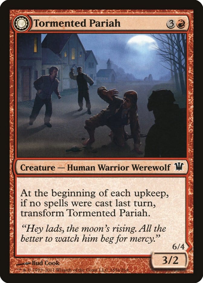 Tormented Pariah // Rampaging Werewolf [Innistrad] Magic: The Gathering