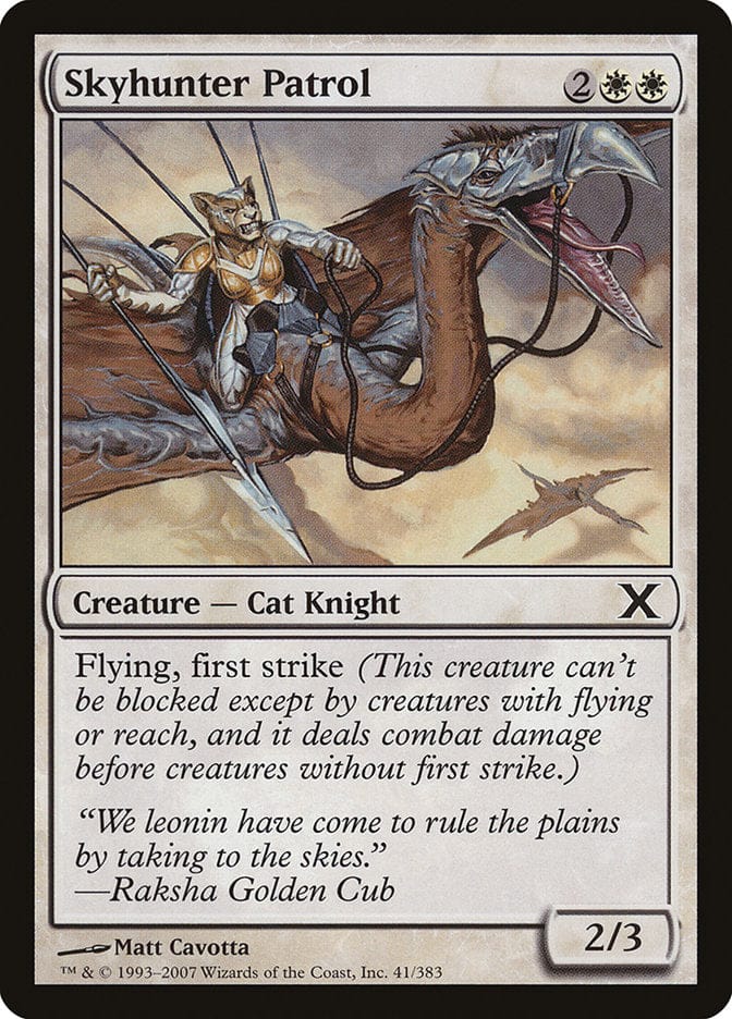 Skyhunter Patrol [Tenth Edition] Magic: The Gathering