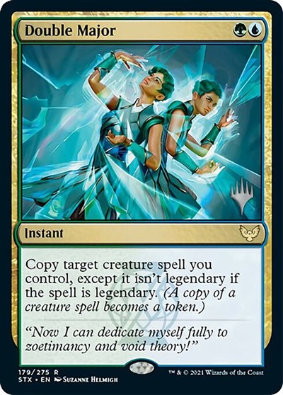 Double Major (Promo Pack) [Strixhaven: School of Mages Promos] Magic: The Gathering