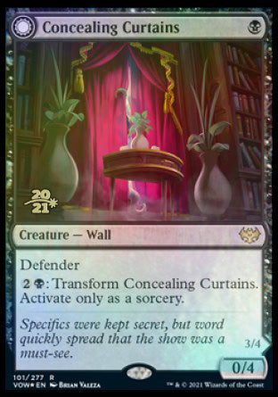 Concealing Curtains // Revealing Eye [Innistrad: Crimson Vow Prerelease Promos] Magic: The Gathering