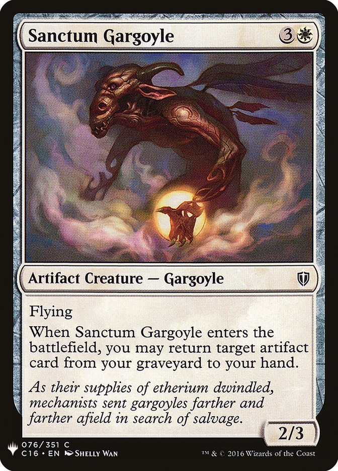 Sanctum Gargoyle [Mystery Booster] Magic: The Gathering