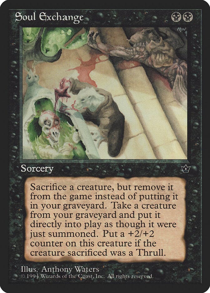 Soul Exchange [Fallen Empires] Magic: The Gathering