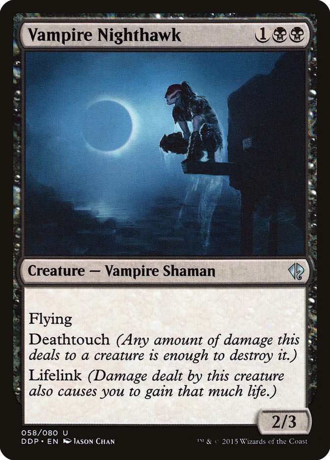 Vampire Nighthawk [Duel Decks: Zendikar vs. Eldrazi] Magic: The Gathering