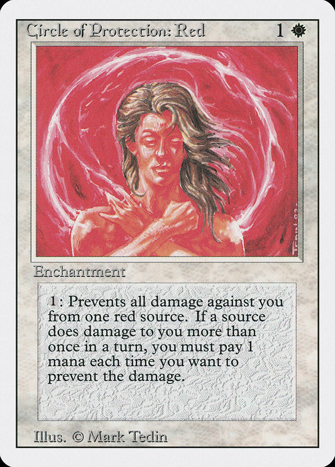 Circle of Protection: Red [Revised Edition] Magic: The Gathering