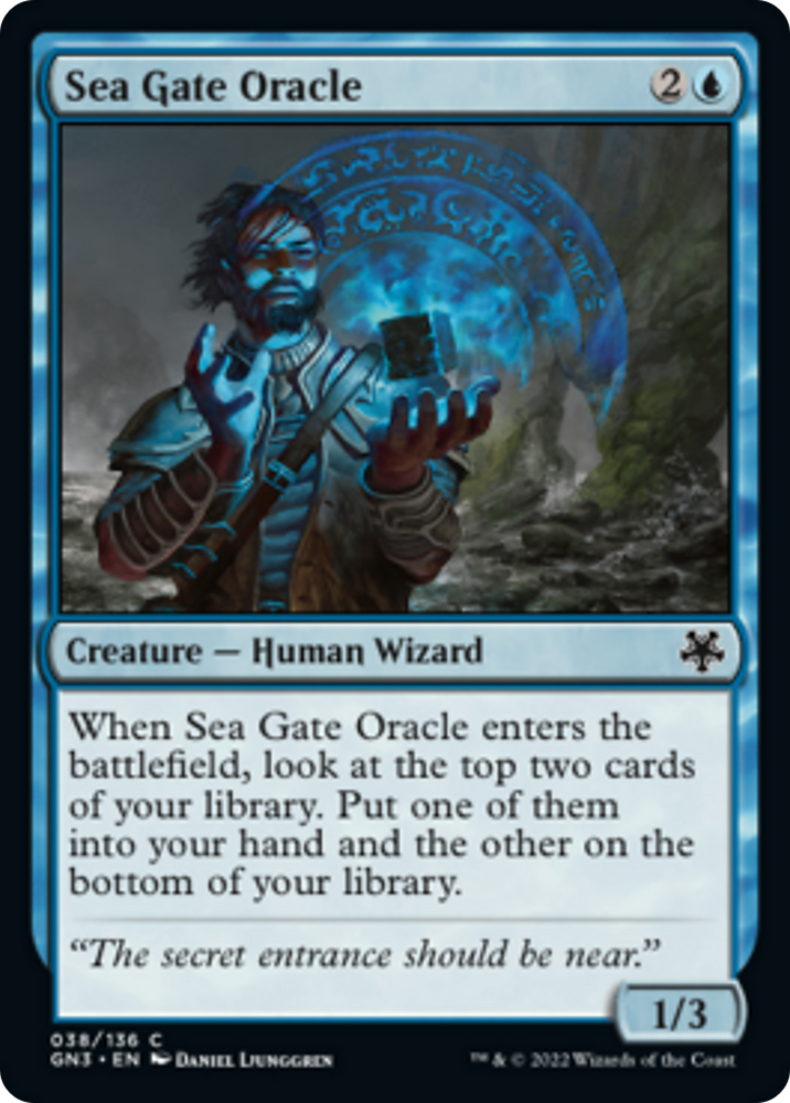 Sea Gate Oracle [Game Night: Free-for-All] Magic: The Gathering
