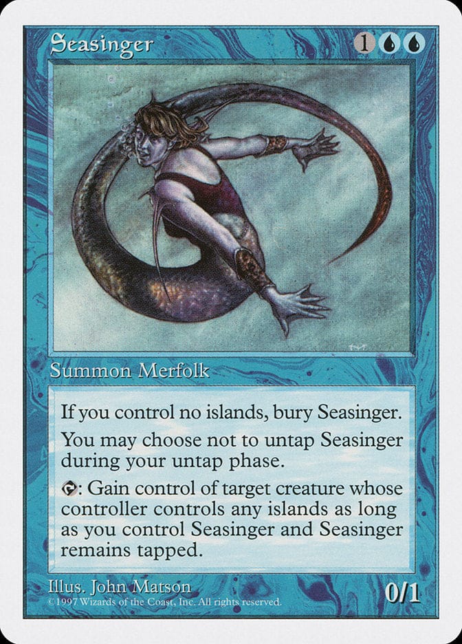 Seasinger [Fifth Edition] Magic: The Gathering