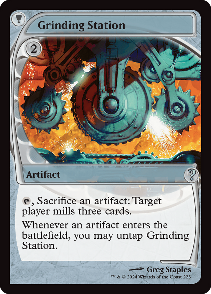 Grinding Station (Future Sight) [Mystery Booster 2] Magic: The Gathering