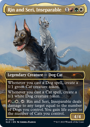 Rin and Seri, Inseparable (1508) // Rin and Seri, Inseparable [Secret Lair Commander Deck: Raining Cats and Dogs] Magic: The Gathering