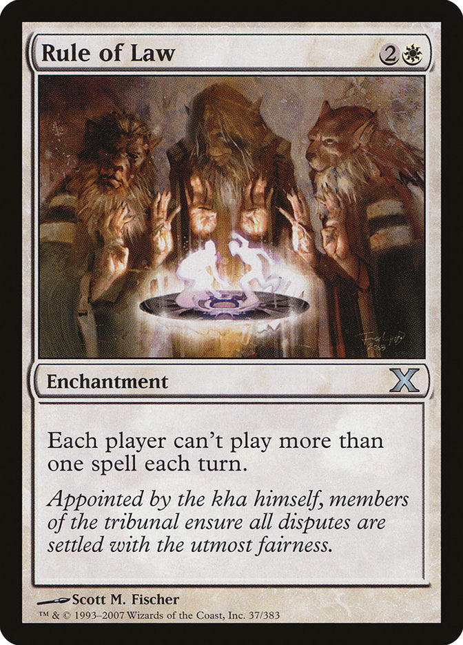 Rule of Law [Tenth Edition] Magic: The Gathering