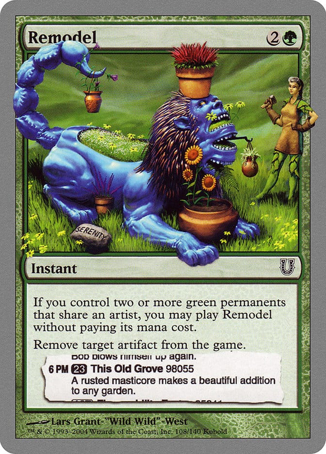Remodel [Unhinged] Magic: The Gathering