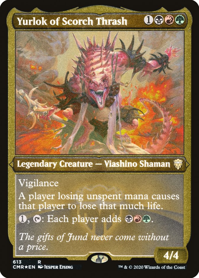 Yurlok of Scorch Thrash (Etched) [Commander Legends] Magic: The Gathering