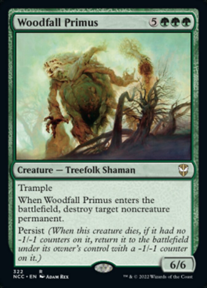 Woodfall Primus [Streets of New Capenna Commander] Magic: The Gathering