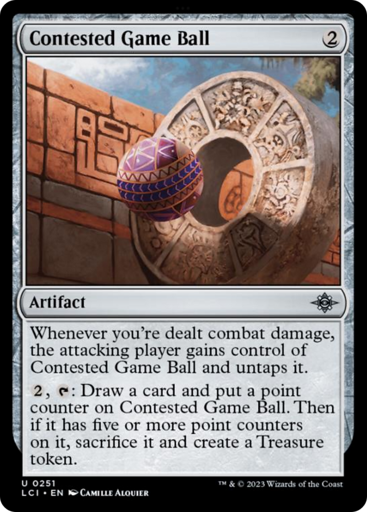 Contested Game Ball [The Lost Caverns of Ixalan] Magic: The Gathering