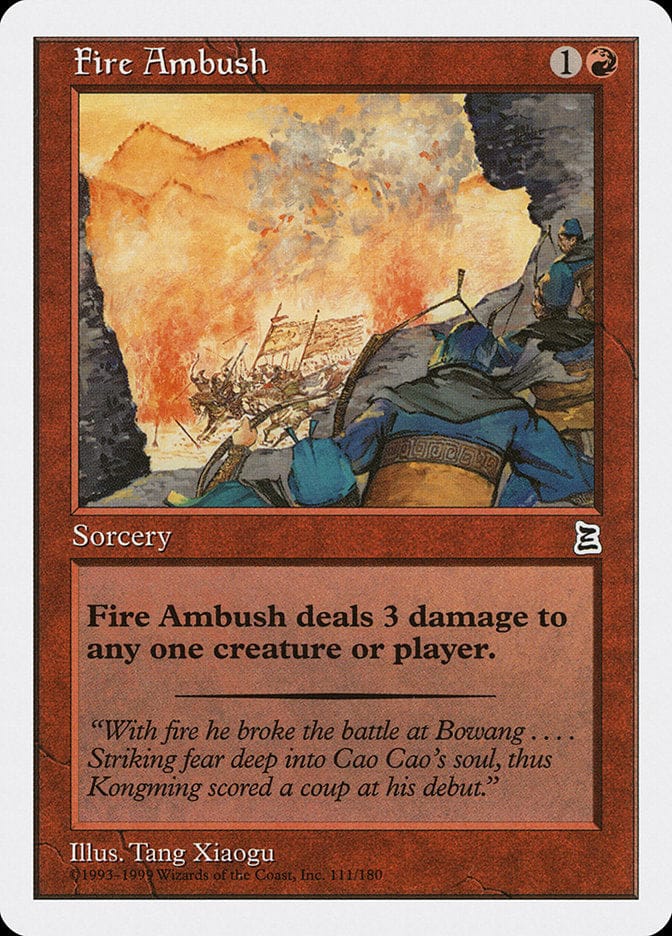 Fire Ambush [Portal Three Kingdoms] Magic: The Gathering