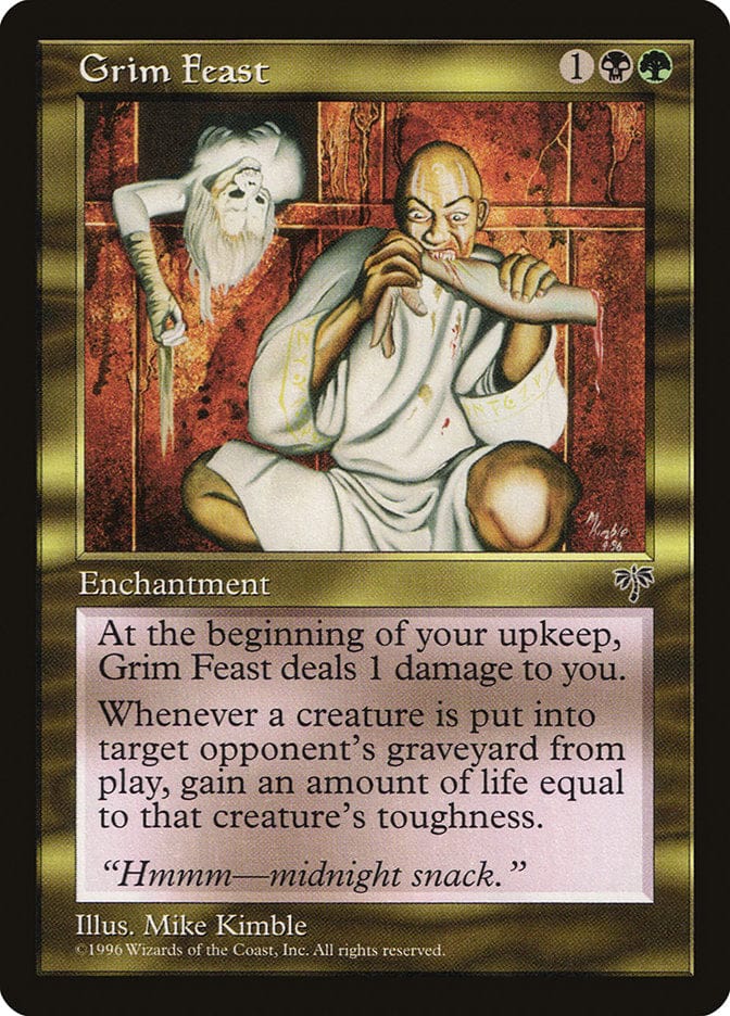 Grim Feast [Mirage] Magic: The Gathering