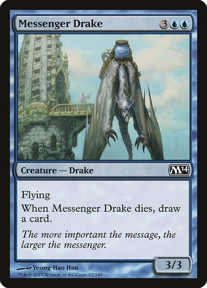 Messenger Drake [Magic 2014] Magic: The Gathering