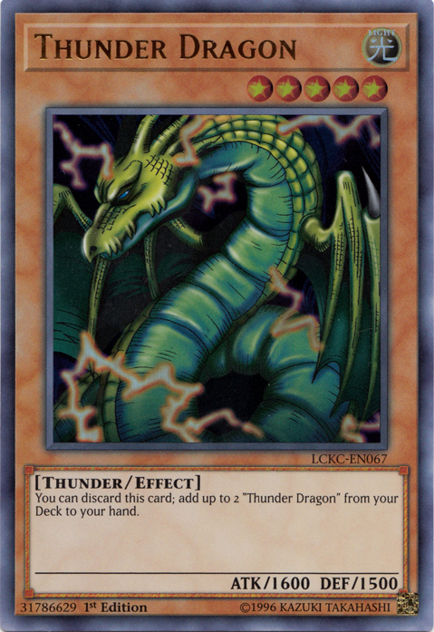 Thunder Dragon [LCKC-EN067] Ultra Rare Yu-Gi-Oh!