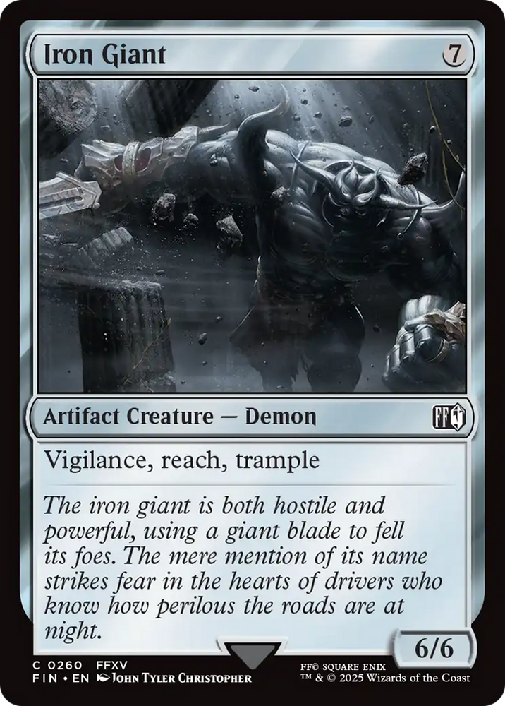 Iron Giant [FINAL FANTASY] Magic: The Gathering