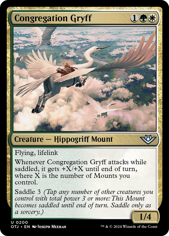 Congregation Gryff [Outlaws of Thunder Junction] Magic: The Gathering