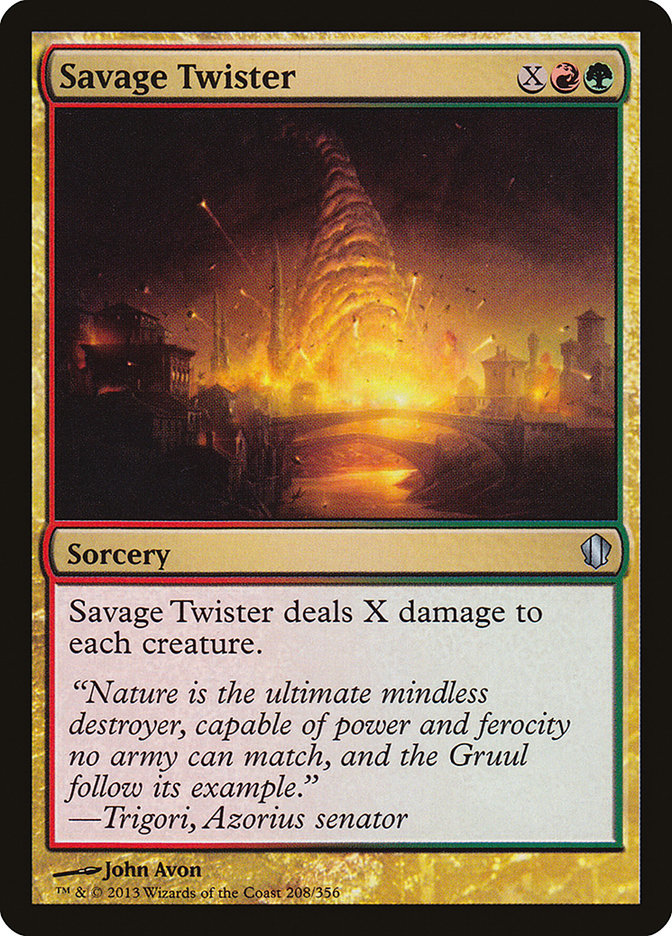 Savage Twister [Commander 2013] Magic: The Gathering