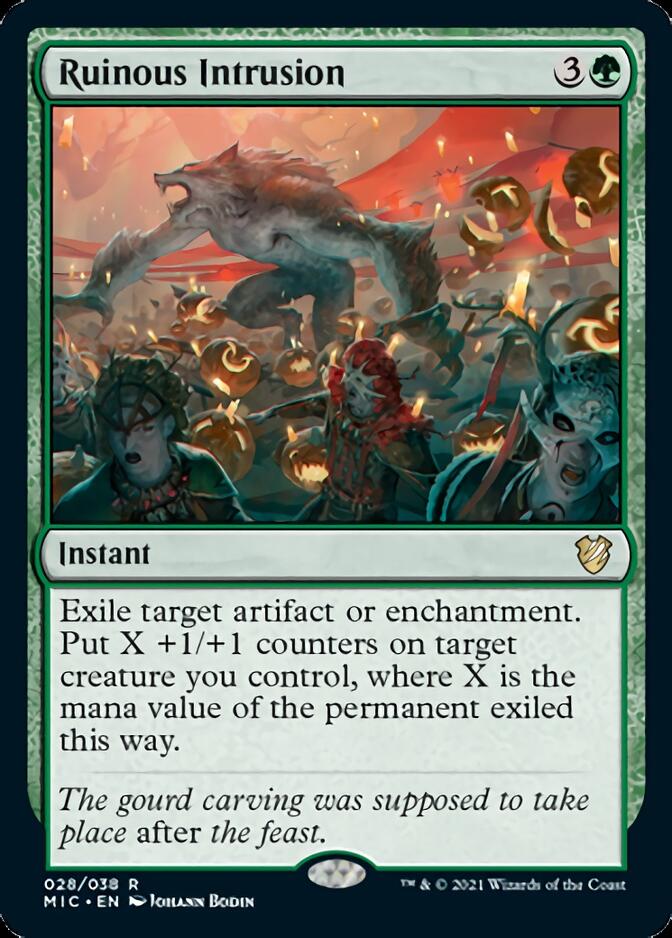 Ruinous Intrusion [Innistrad: Midnight Hunt Commander] Magic: The Gathering