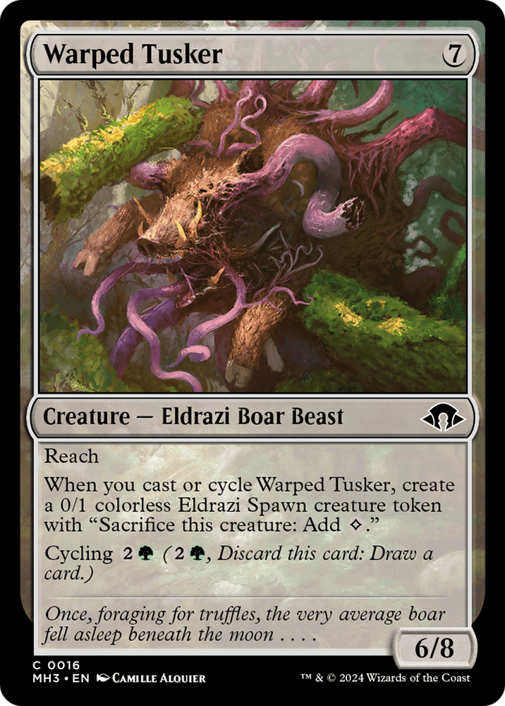 Warped Tusker [Modern Horizons 3] Magic: The Gathering