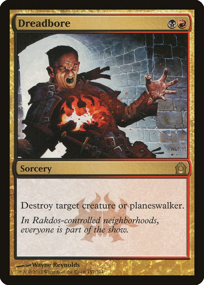 Dreadbore [Return to Ravnica] Magic: The Gathering