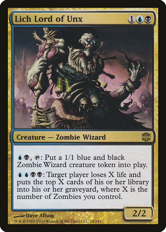 Lich Lord of Unx [Alara Reborn] Magic: The Gathering