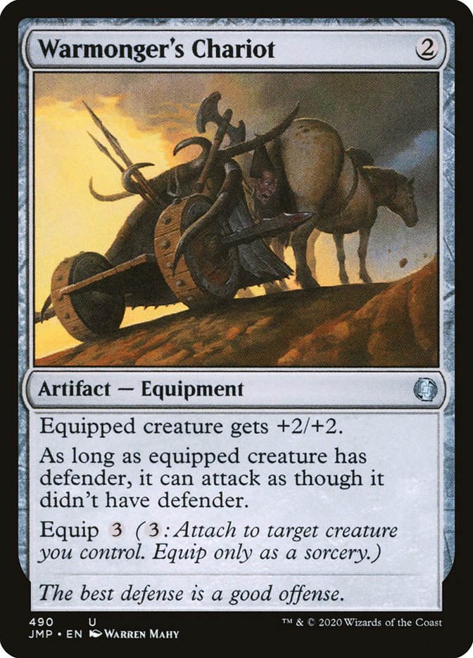 Warmonger's Chariot [Jumpstart] Magic: The Gathering