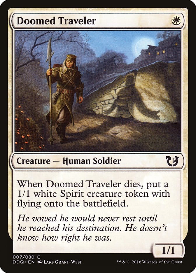 Doomed Traveler [Duel Decks: Blessed vs. Cursed] Magic: The Gathering