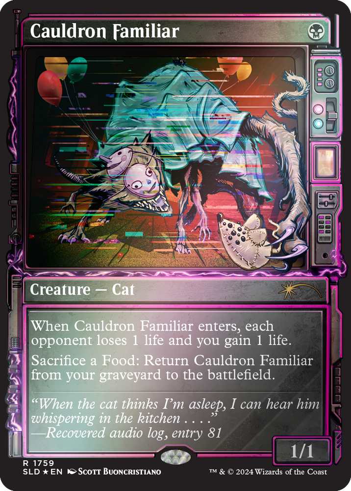 Cauldron Familiar (Rainbow Foil) [Secret Lair Drop Series] Magic: The Gathering