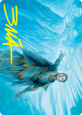 Echoing Equation Art Card (Gold-Stamped Signature) [Strixhaven: School of Mages Art Series] Magic: The Gathering