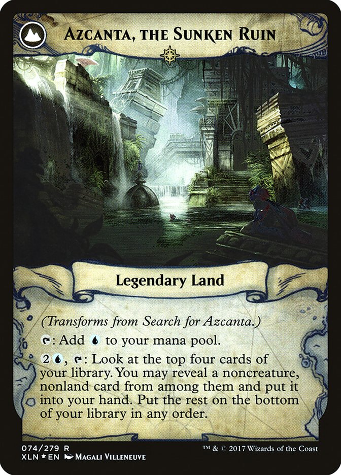 Search for Azcanta // Azcanta, the Sunken Ruin [Ixalan Prerelease Promos] Magic: The Gathering