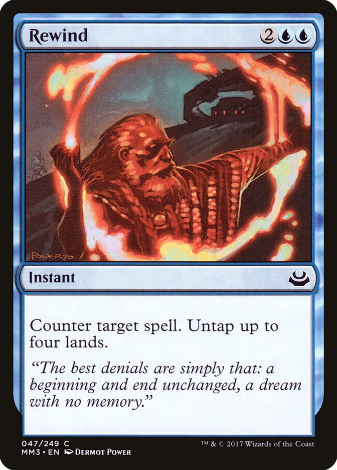 Rewind [Modern Masters 2017] Magic: The Gathering