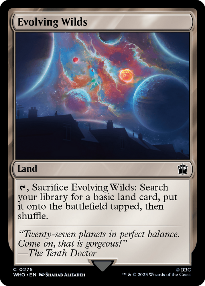 Evolving Wilds [Doctor Who] Magic: The Gathering