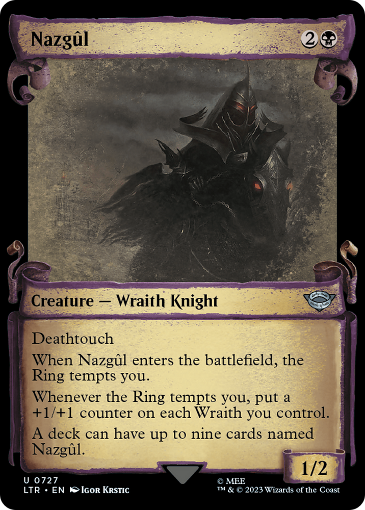 Nazgul (0727) [The Lord of the Rings: Tales of Middle-Earth Showcase Scrolls] Magic: The Gathering