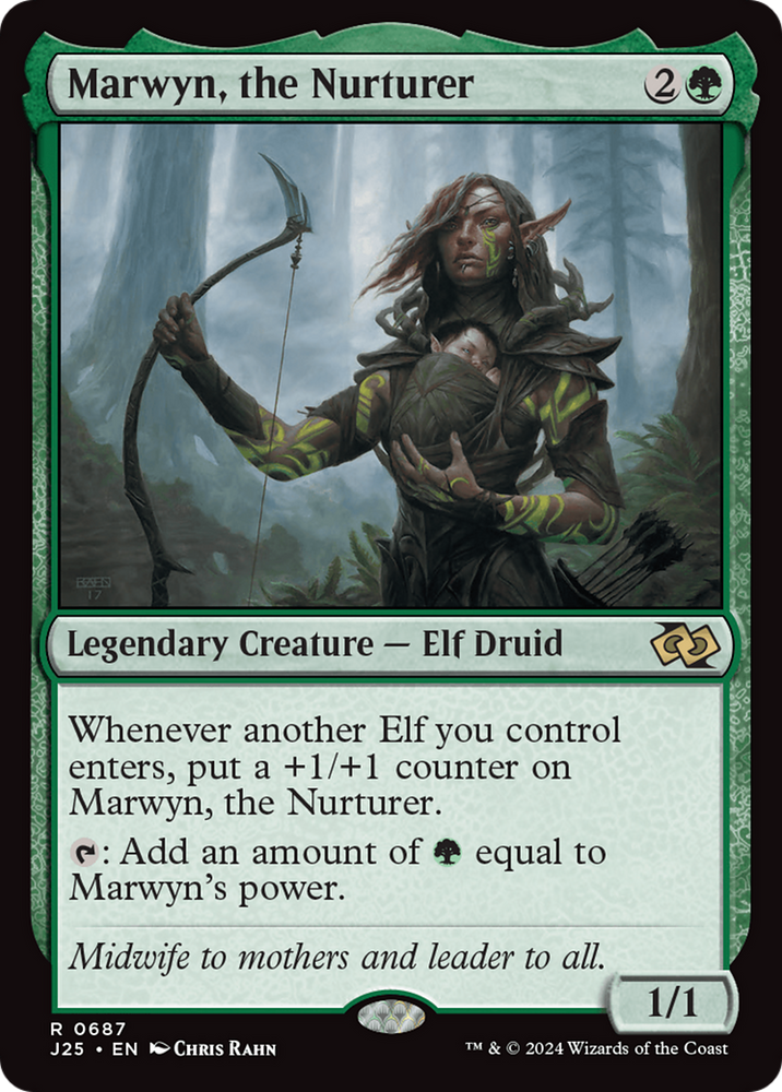 Marwyn, the Nurturer [Foundations Jumpstart] Magic: The Gathering