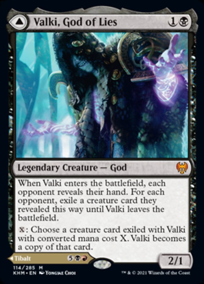 Valki, God of Lies // Tibalt, Cosmic Impostor [Kaldheim] Magic: The Gathering