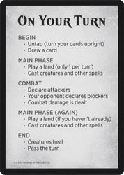 Rules Card [War of the Spark Tokens] Magic: The Gathering
