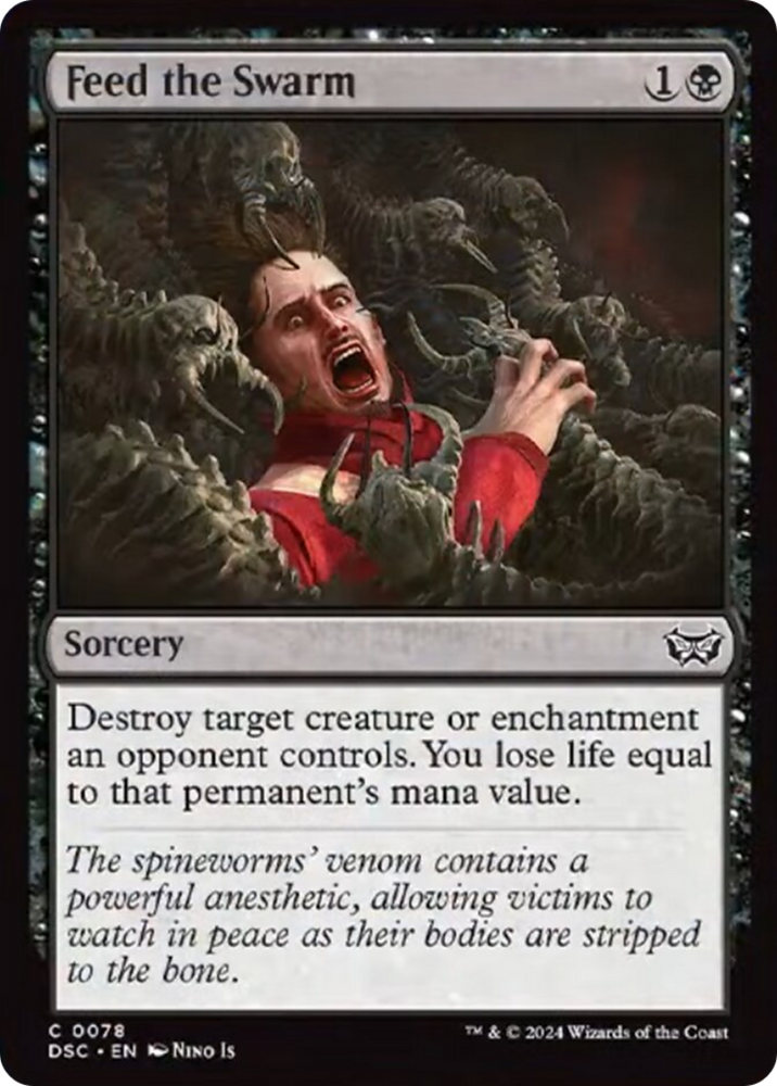 Feed the Swarm [Duskmourn: House of Horror Commander] Magic: The Gathering