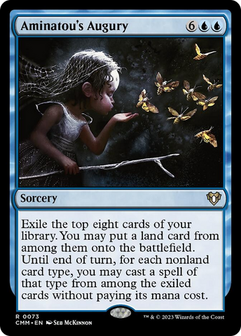 Aminatou's Augury [Commander Masters] Magic: The Gathering