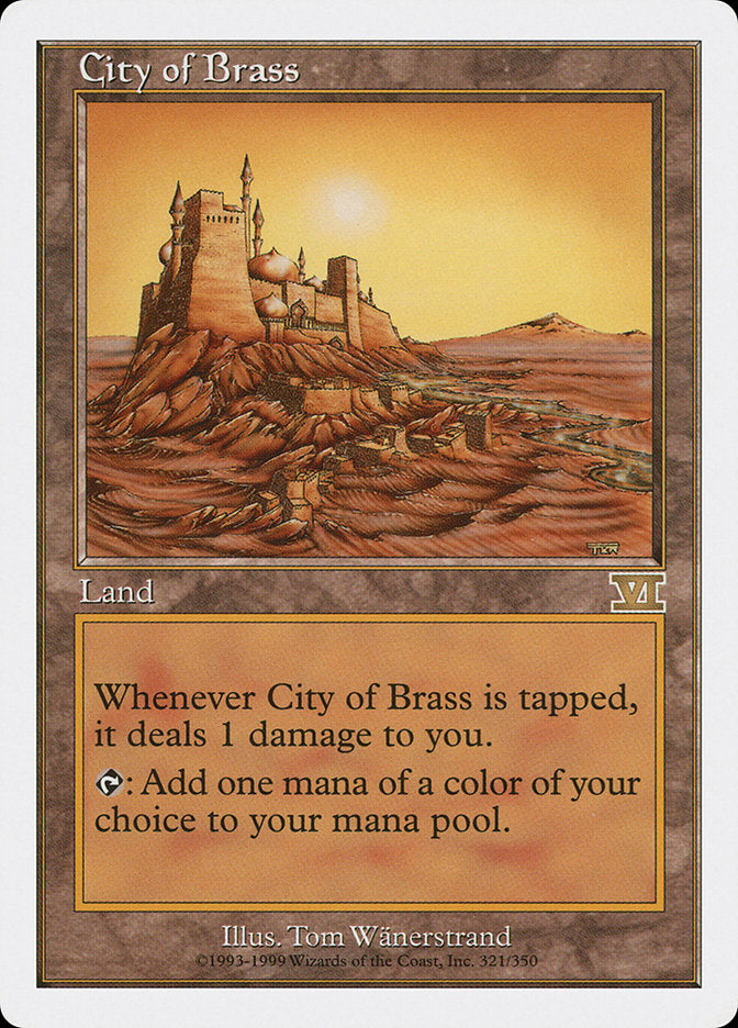 City of Brass [Classic Sixth Edition] Magic: The Gathering
