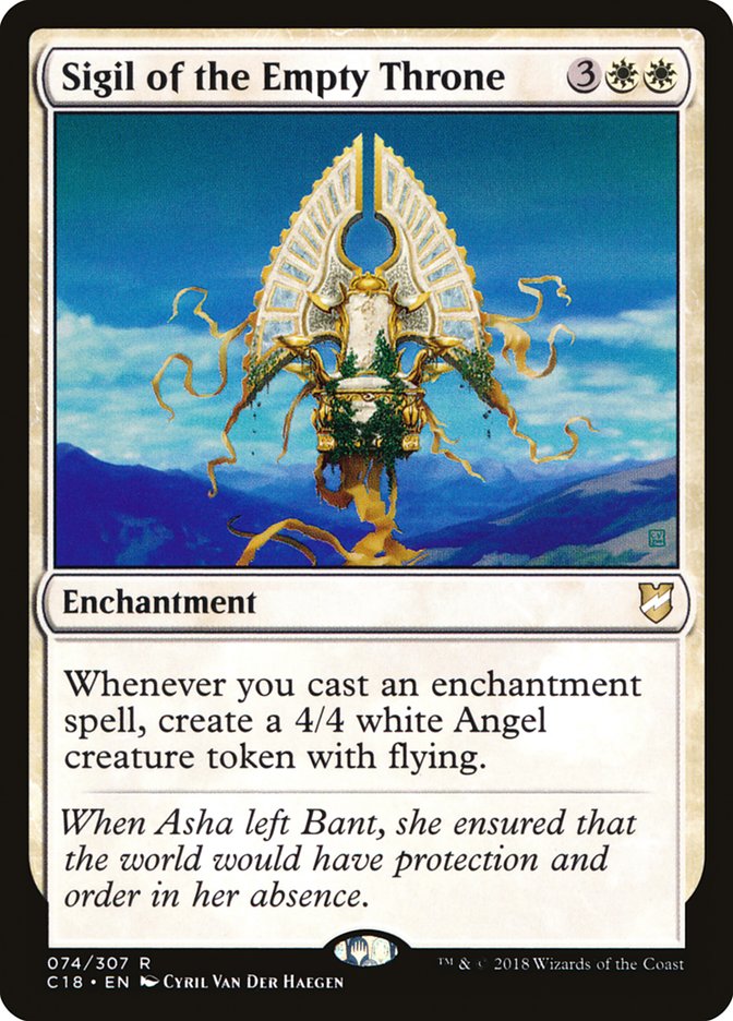 Sigil of the Empty Throne [Commander 2018] Magic: The Gathering