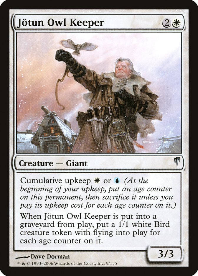 Jotun Owl Keeper [Coldsnap] Magic: The Gathering