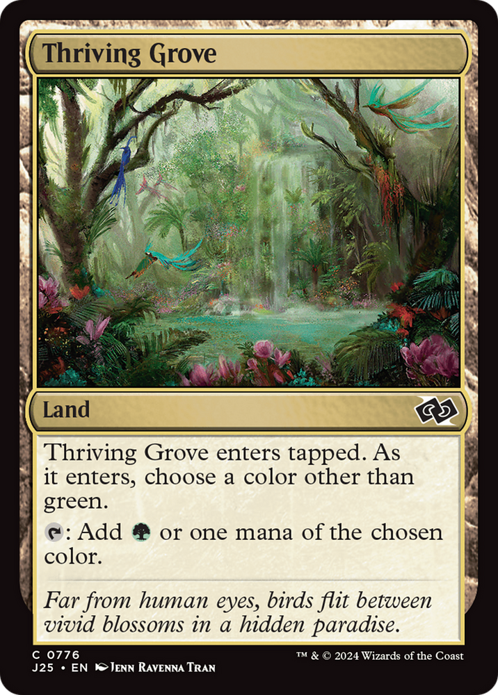 Thriving Grove [Foundations Jumpstart] Magic: The Gathering