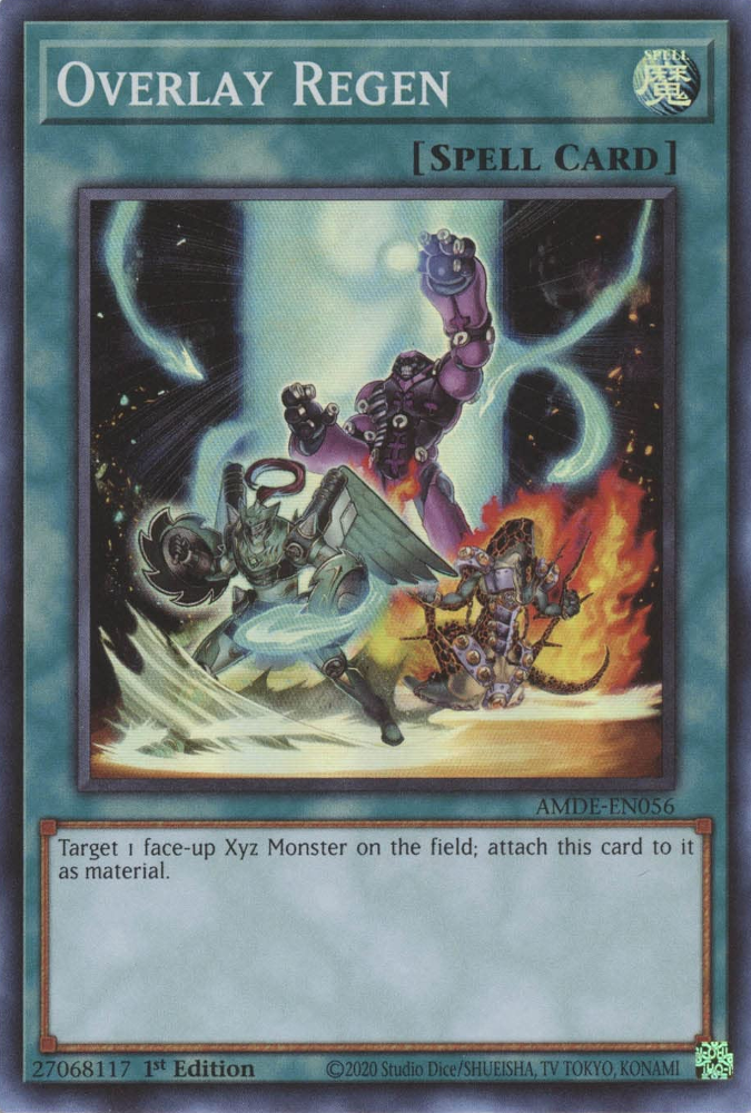 Overlay Regen [AMDE-EN056] Super Rare - Yugioh Cards For Your TCG Needs!