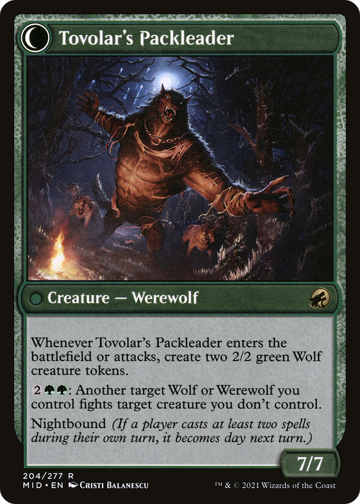 Tovolar's Huntmaster // Tovolar's Packleader [Secret Lair: From Cute to Brute] Magic: The Gathering