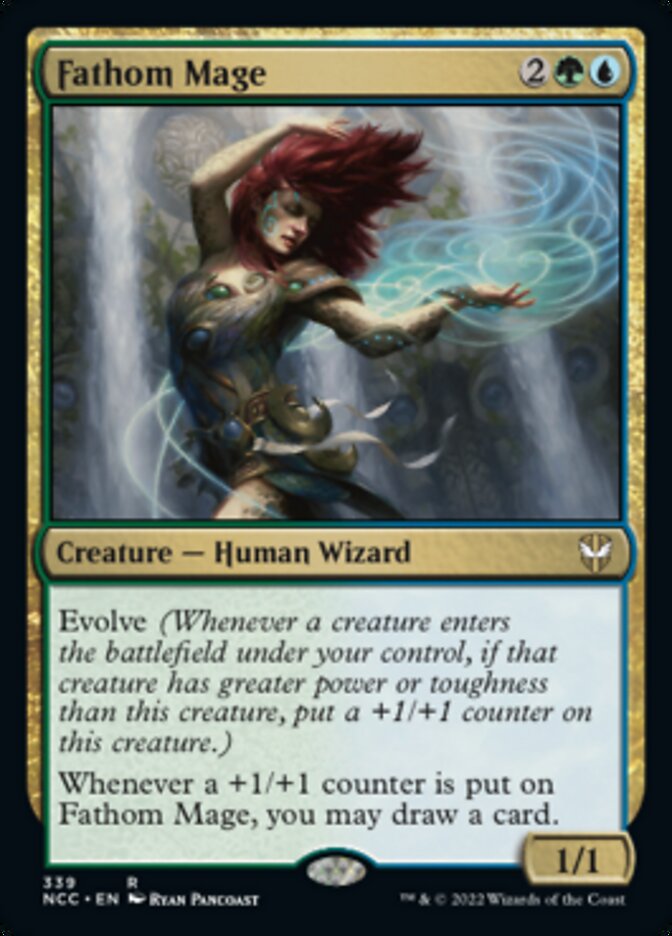 Fathom Mage [Streets of New Capenna Commander] Magic: The Gathering