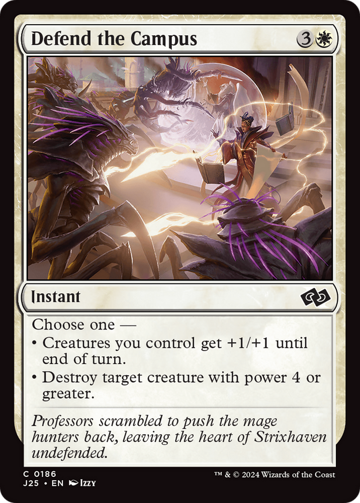 Defend the Campus [Foundations Jumpstart] Magic: The Gathering